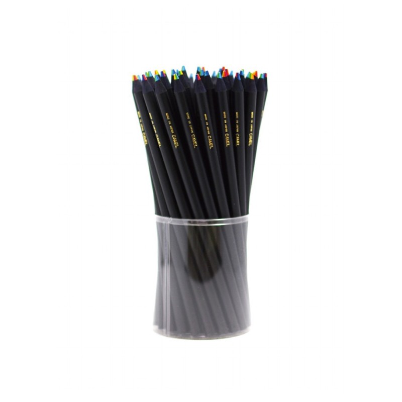 Rainbow 7-Colour Black Pencil (set of 50)