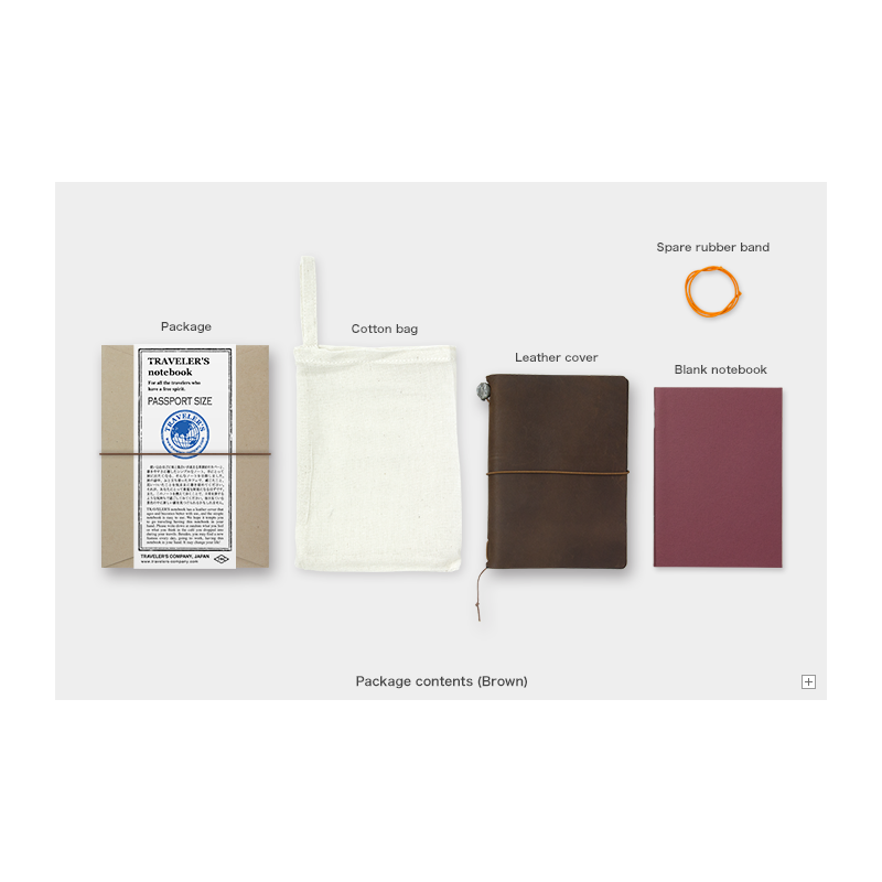 I5200BR Travellers Notebook Passport Brown