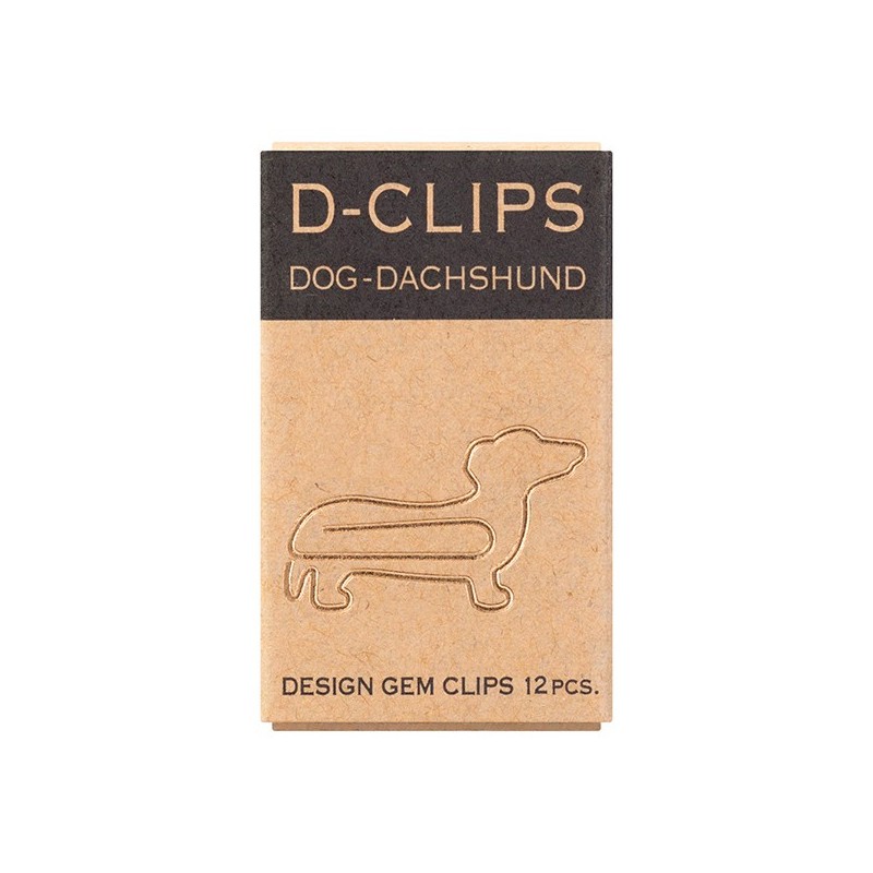 I128DD Mini D-Clip Dog Dachshund