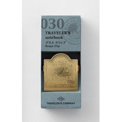 I5130AP Traveller's Notebook Brass Airplane Clip