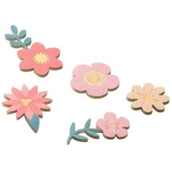 I215PF Decoration Sticker Pink Flower
