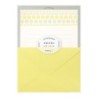 I208YF Letter Set Yellow Flower