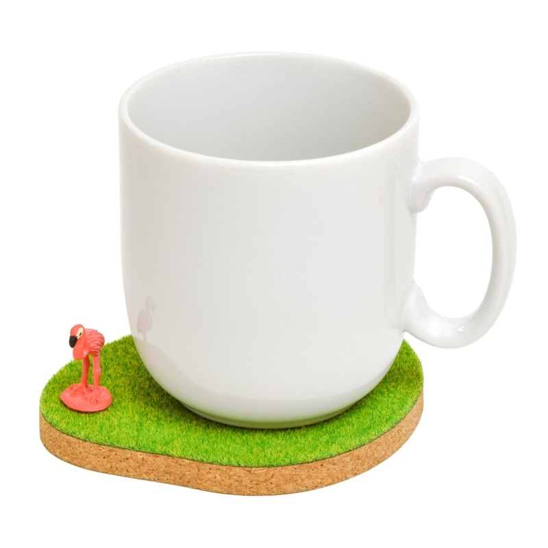 SH001FL Island Coaster Flamingo