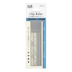 I220SV Clip Ruler Silver