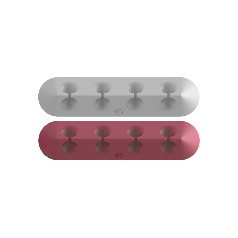 RECH0303 Cable Holder T Grey/Red