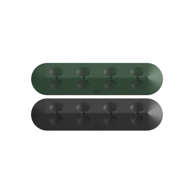 RECH0305 Cable Holder T Black/Green