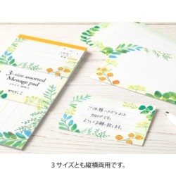 3-sizes Assorted Message Pad