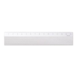 I107SV Aluminium Ruler Silver