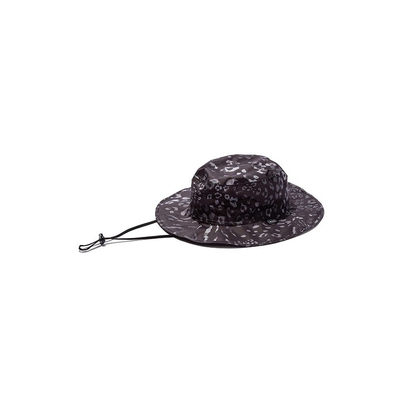 WPCK85-216 UV & Rain Packable Safari Hat Animal Mix Grey