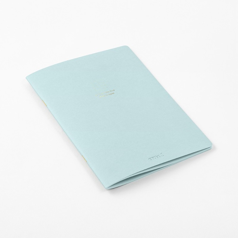 I245BL Colour Dot Grid A5 Notebook Blue