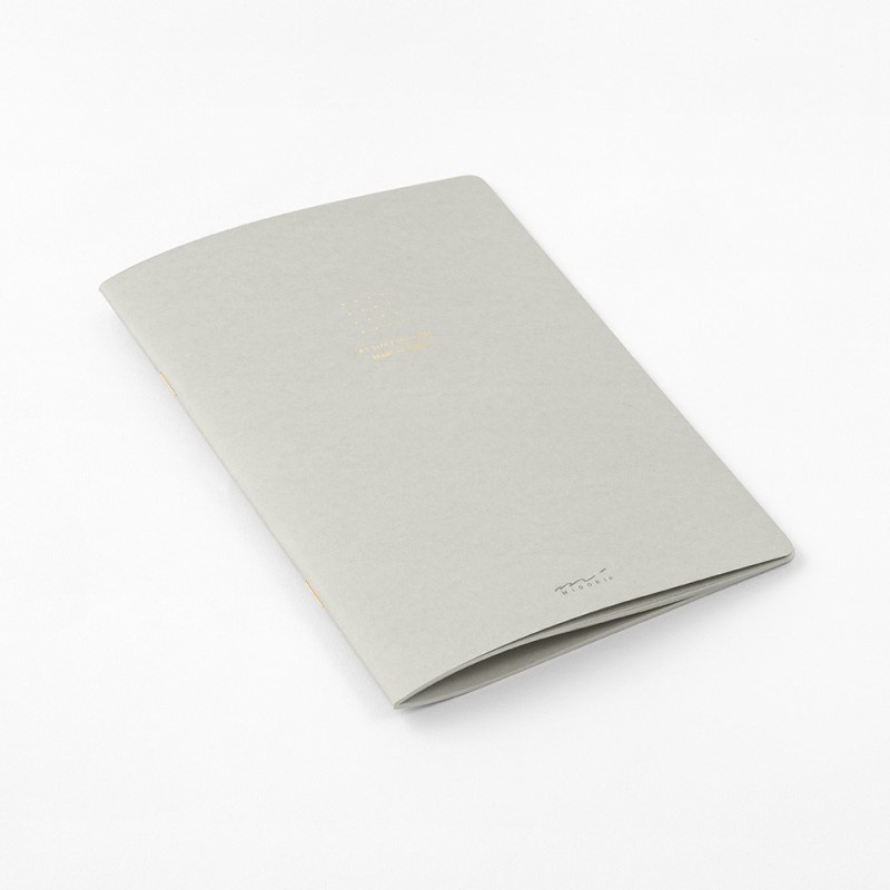 I245GY Colour Dot Grid A5 Notebook Grey