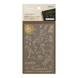 I252LA Transfer Foil Sticker Land Animals