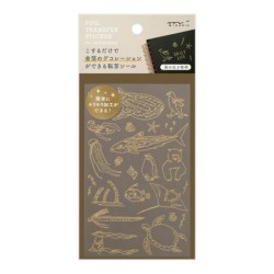 I252SC Transfer Foil Sticker Sea Creatures