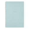 I257BL Colour Dot Grid A5 Ring Notebook Blue