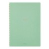 I257GR Colour Dot Grid A5 Ring Notebook Green