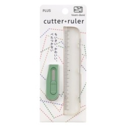 PL016GR Cutter/Ruler Set Green