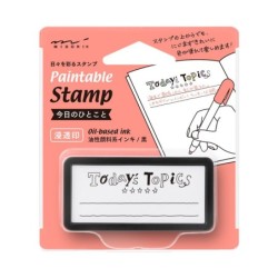 I266TT Half-Size Paintable Stamp Today's Topics