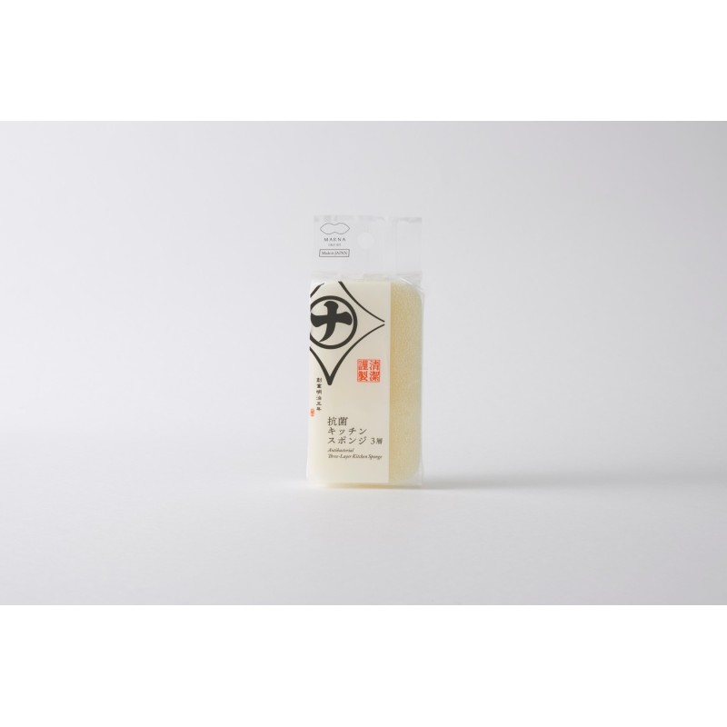MK752W 3-Layer Kitchen Sponge White
