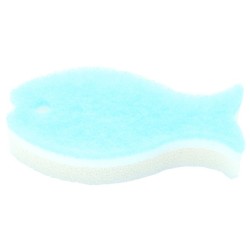 MK170LB Fish Kitchen Sponge Light Blue