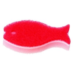 MK170RD Fish Kitchen Sponge Red