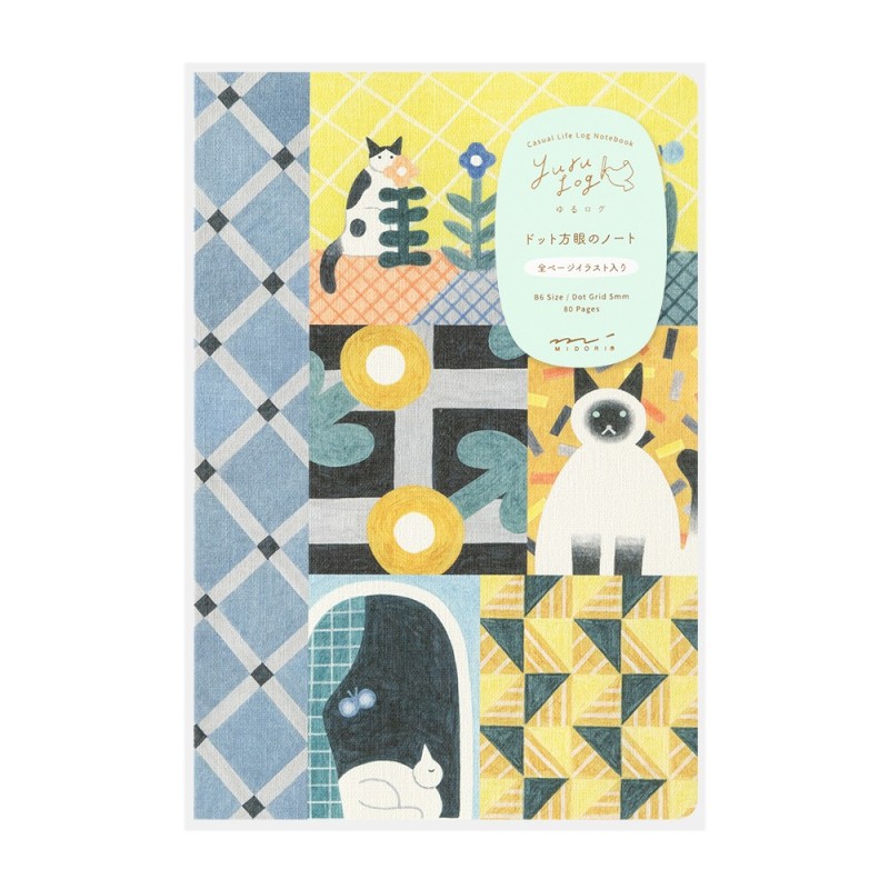 I270CT Yuru Log Notebook Cat