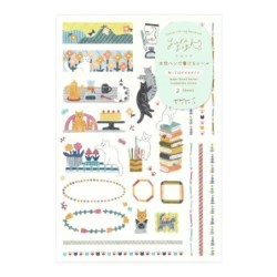 I275CT Yuru Log Sticker Sheets (2) Cat