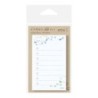 I283DW Sticky Note To-Do List Dog White