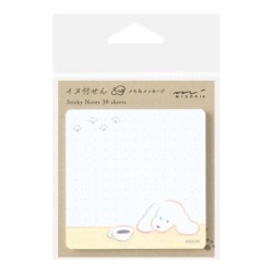 I284CD Sticky Note Coffee & Dog