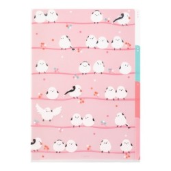 I280BD 3-Pocket Clear File Bird