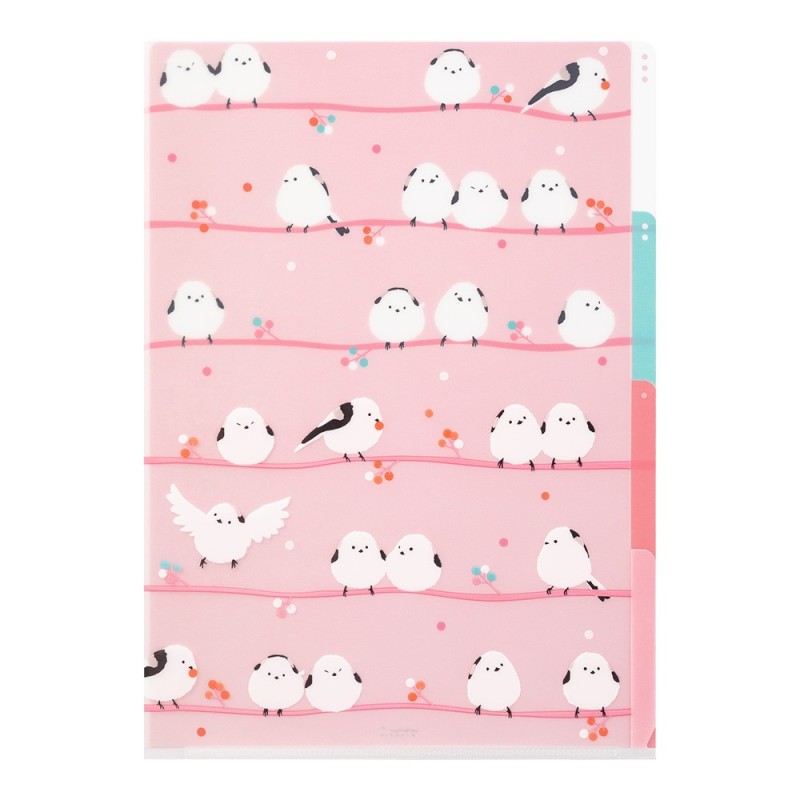 I280BD 3-Pocket Clear File Bird