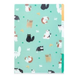 I280CT 3-Pocket Clear File Cat