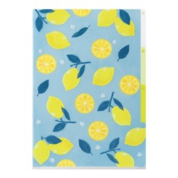 I280LM 3-Pocket Clear File Lemon