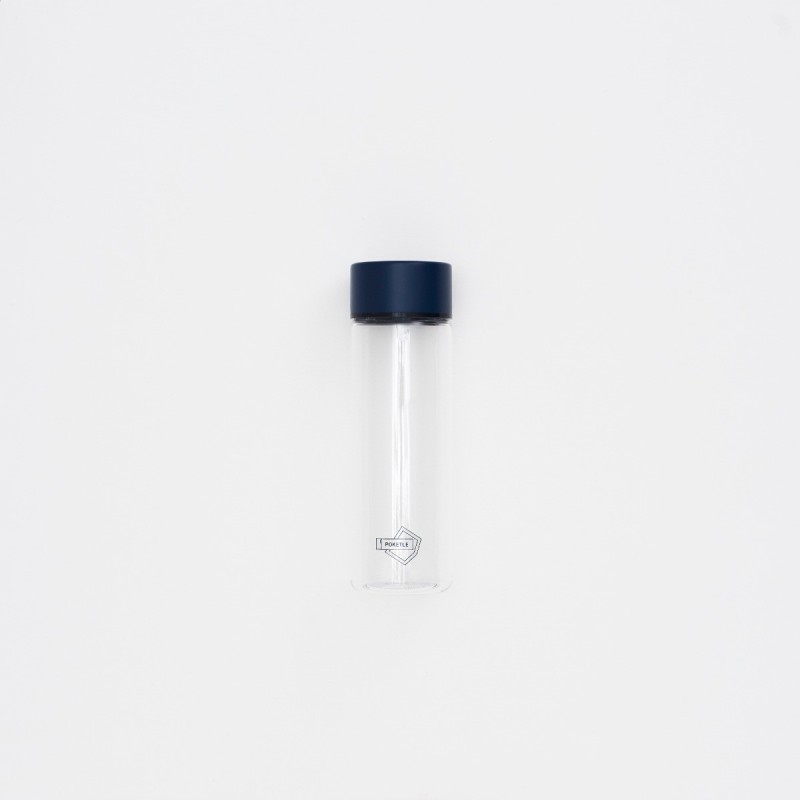 PO005NV Clear Bottle 150ml Navy