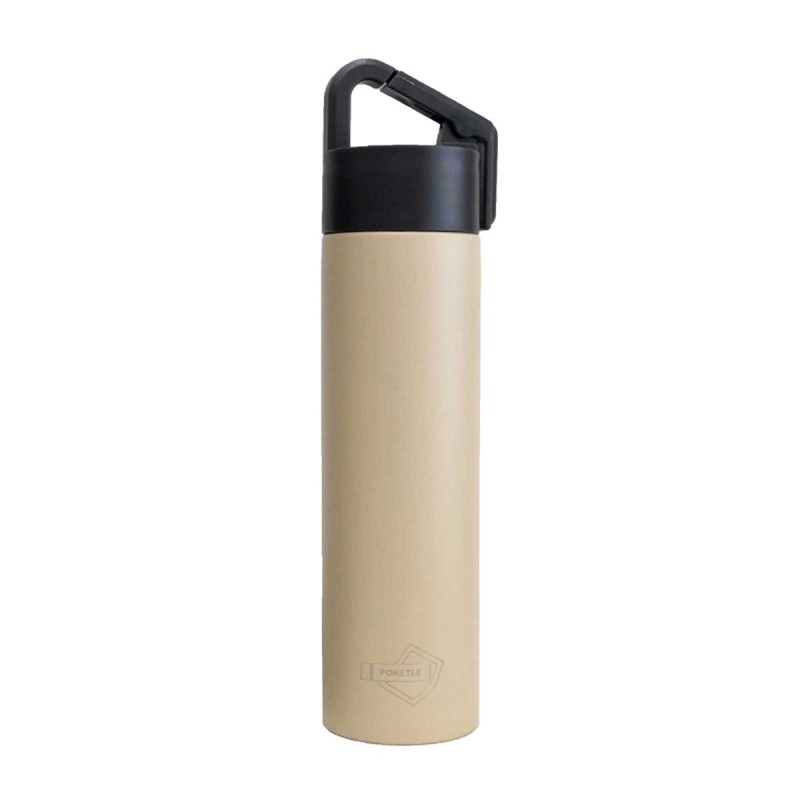 PO007BG Clip Bottle 180ml Beige