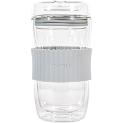 PO008BL Vidro Glass Cup 330ml Blue