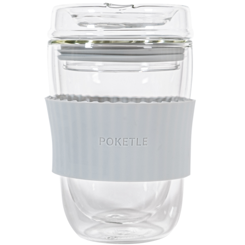 PO009BL Vidro Glass Cup 220ml Blue