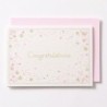 EAGC1102 White Congratulations Card Cherry Blossom