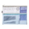 I240B5BL Pen & Tool Pouch Mesh B5 Blue