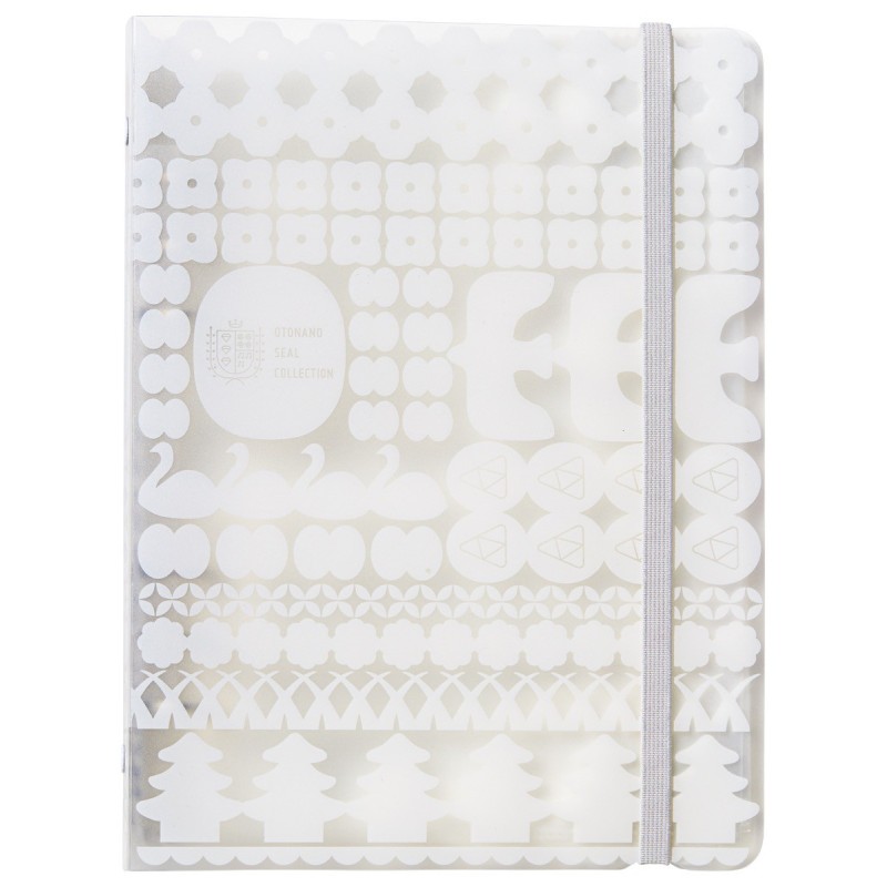 KJ004WH Otona Sticker File Binder White