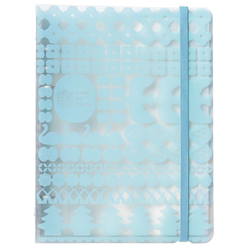 KJ004LB Otona Sticker File Binder Blue