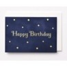 EAGB2075 Blue Mini Birthday Card Dots