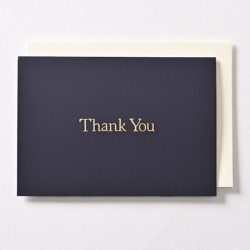 EAGT1322 Navy Thank you Card