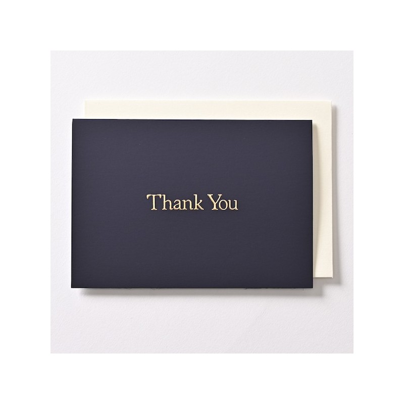 EAGT1322 Navy Thank you Card