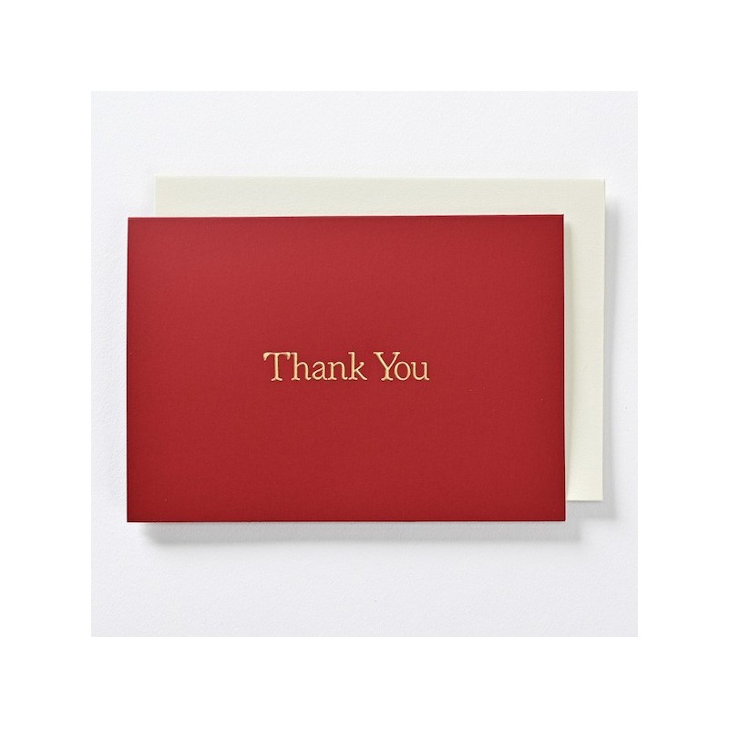 EAGT1323 Red Thank you Card