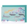 EAGB1922 Green Birthday Card Ocean