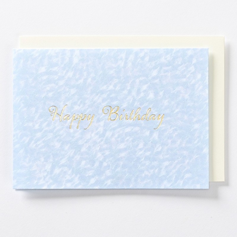 EAGB2030 Light Blue Birthday Card