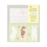 I285RB Message Letter and Sticker Set Rabbit