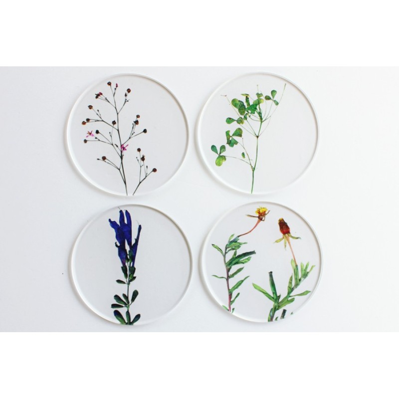 TU001BC Coaster Set Botanics C
