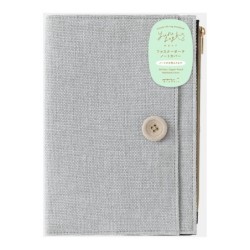 I273GY Yuru Log Cloth Cover Grey
