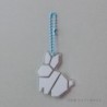 TU011RB Reflector Charm Rabbit Clear